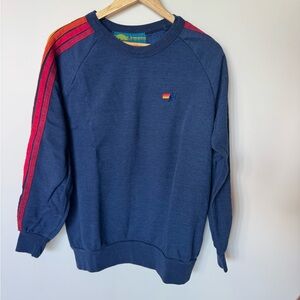 Aviator Nation Navy Sweatshirts with Stripes